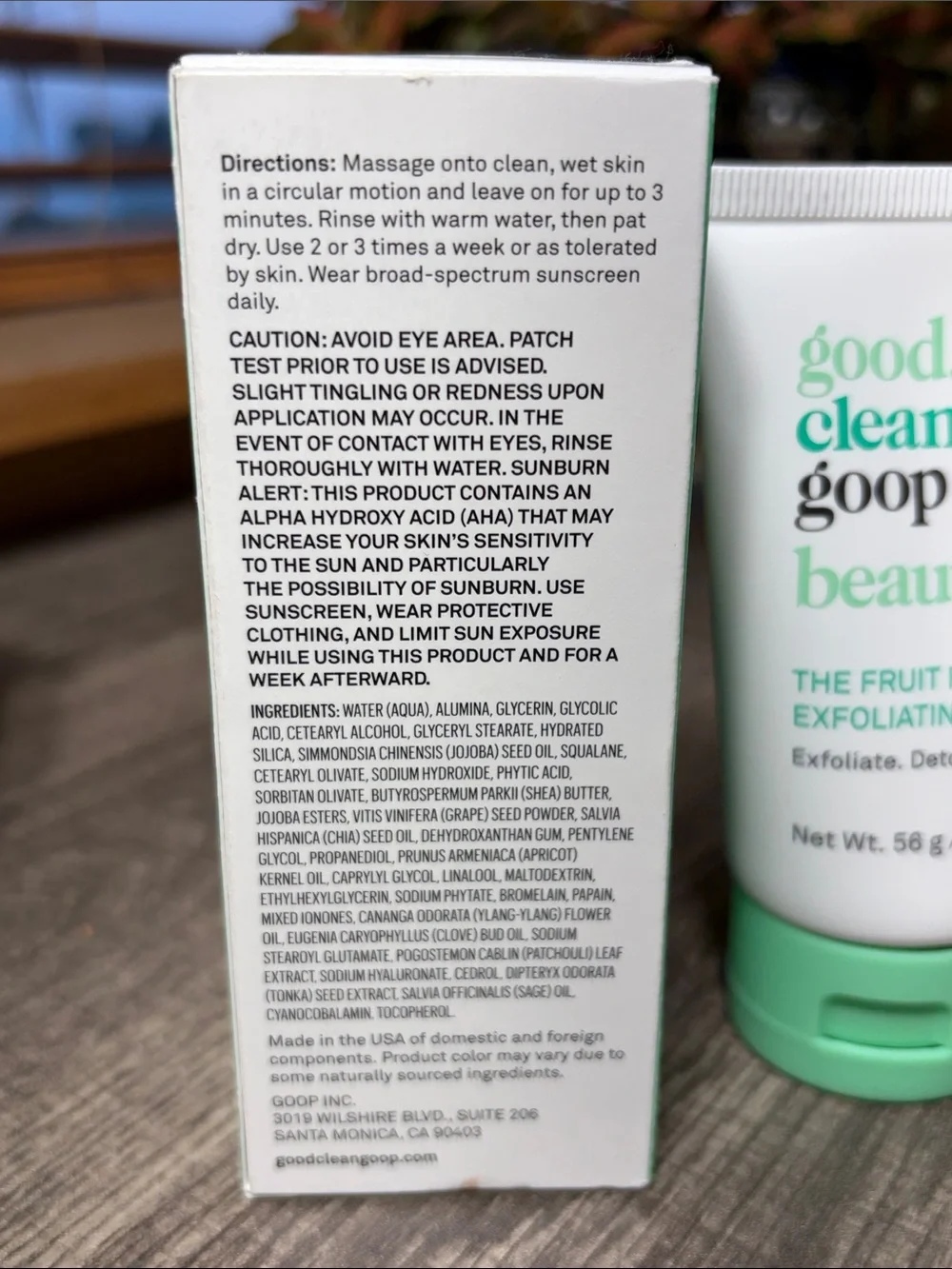 🌻5 for $30🌻 Good.Clean.Goop Beauty The Fruit Facial Exfoliating Scrub